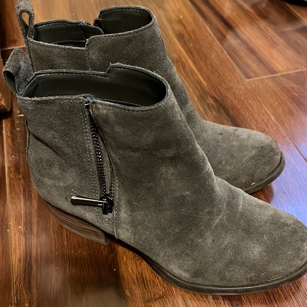 Jessica Simpson Gray Ankle Boots Size 5